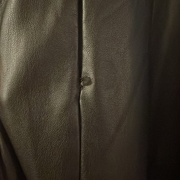 FIFTEEN TWENTY faux leather midi‎ dress in black, size medium - Picture 10 of 10